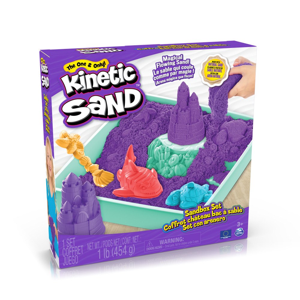 KINETIC SAND Kinetic Sand Sandbox Set – lila