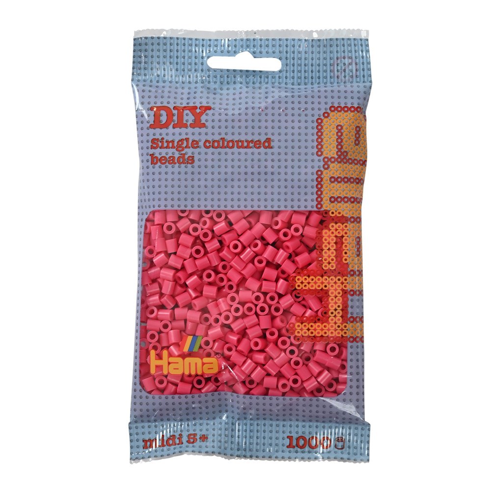 Hama Hama Midi Beads 1000 st Fuchsiarosa