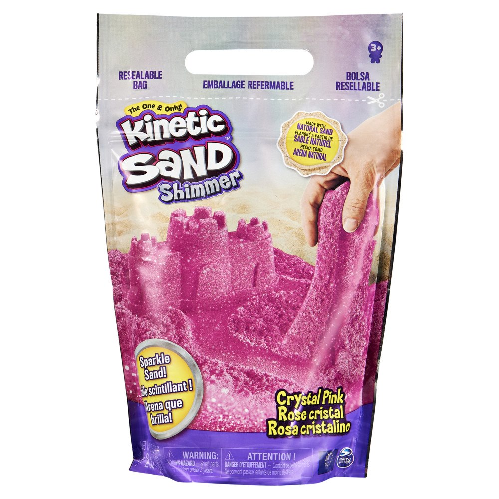 KINETIC SAND Kinetic Sand rosa påse med 900 g