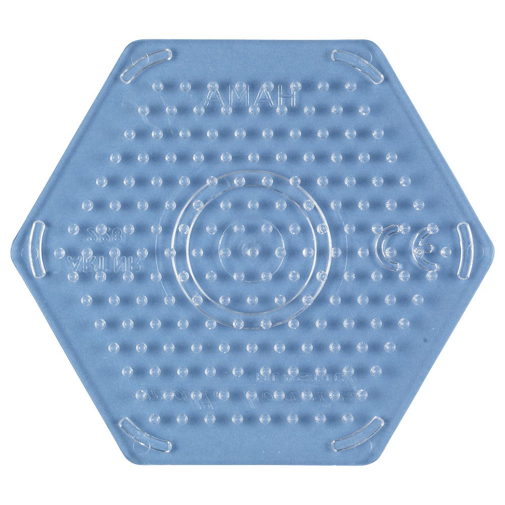 Hama Hama Midi Håltavla liten sexkantig Transp.