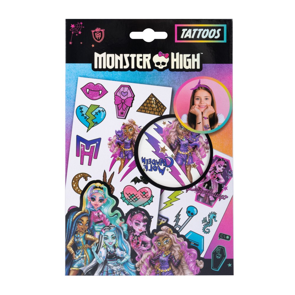 Monster High Monster High Tatueringar sort