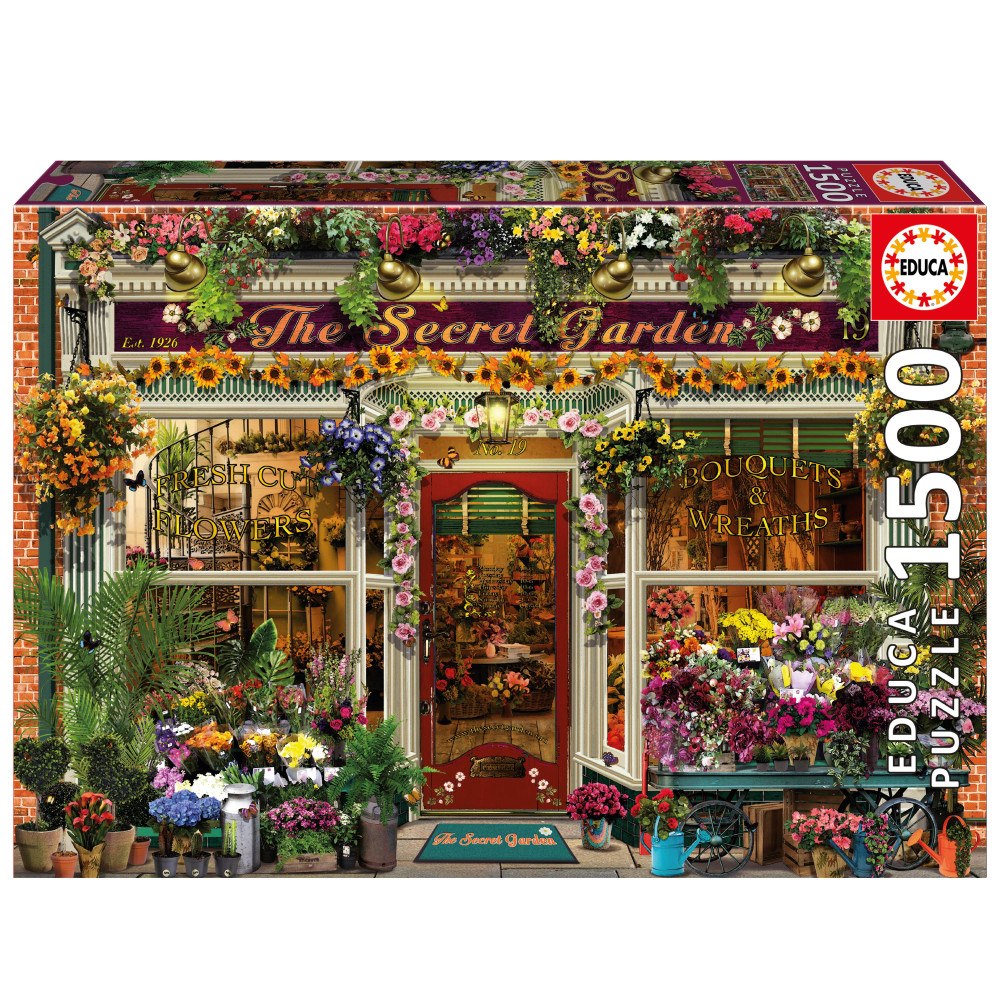 Educa Puzzle Educa 1500 Den hemliga trädgården