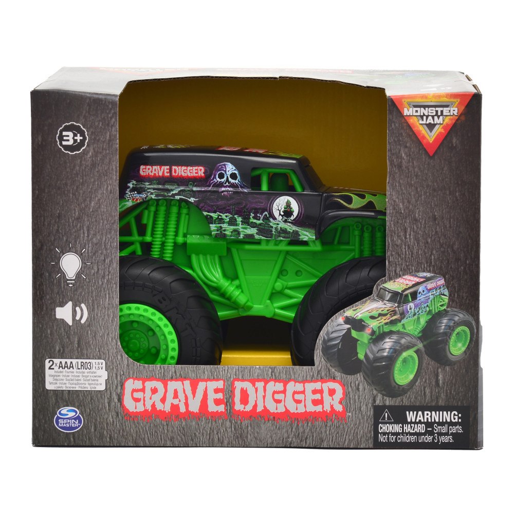 Monster Jam Monster Jam 1:24 Lights & Sounds Lastbil sort.