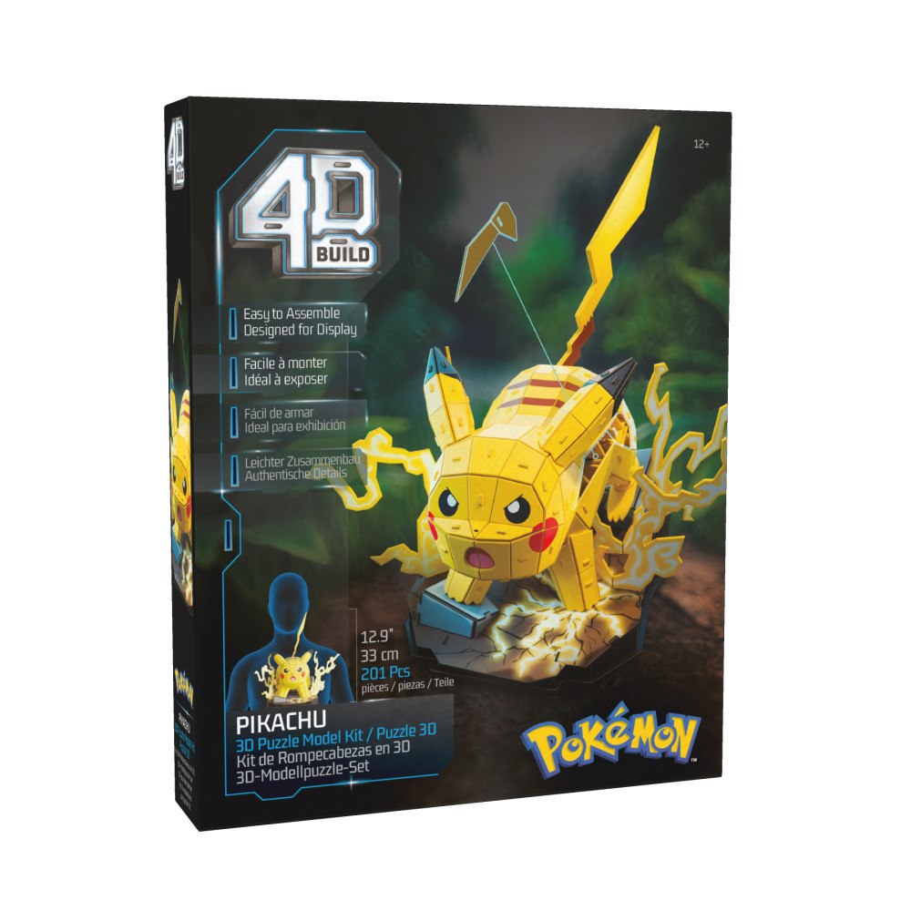 4D Build 4D-pussel Pokemon 30 cm Pikachu