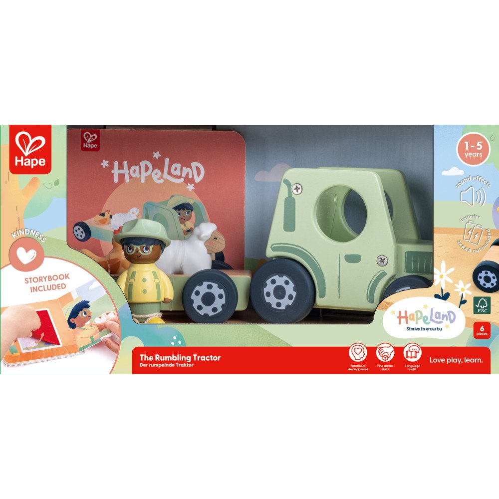 Hape Hape Dånande Traktor med Ljud