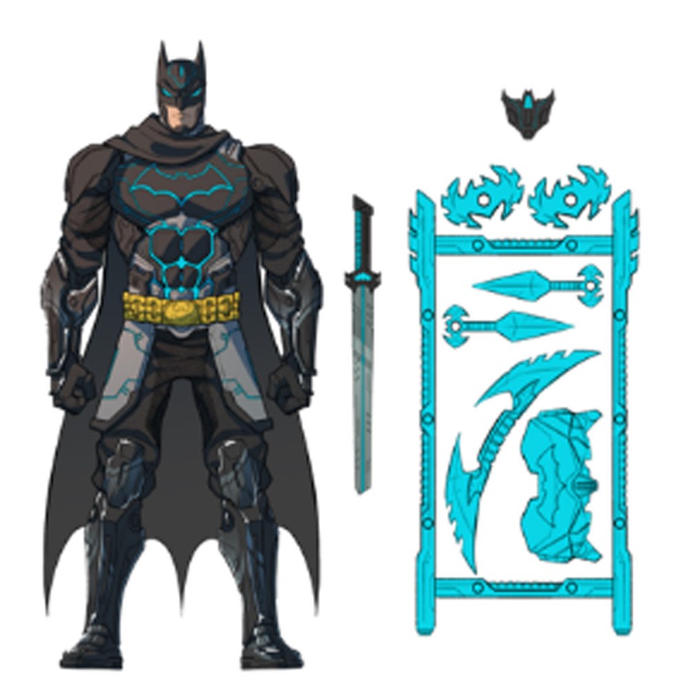 Batman & DC Universe Batman Ninja S. WeaponWarriors 15cm sort