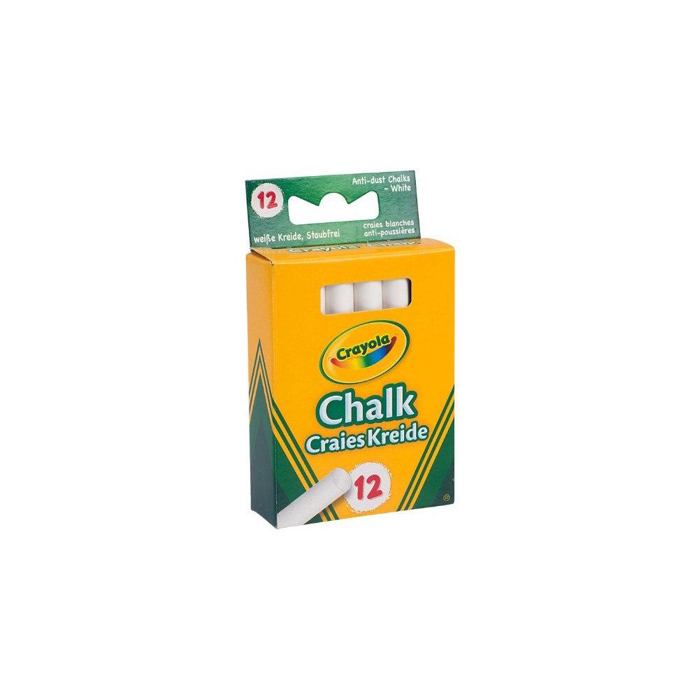 CRAYOLA Crayola Anti-Damm Krita - Vit 12 st