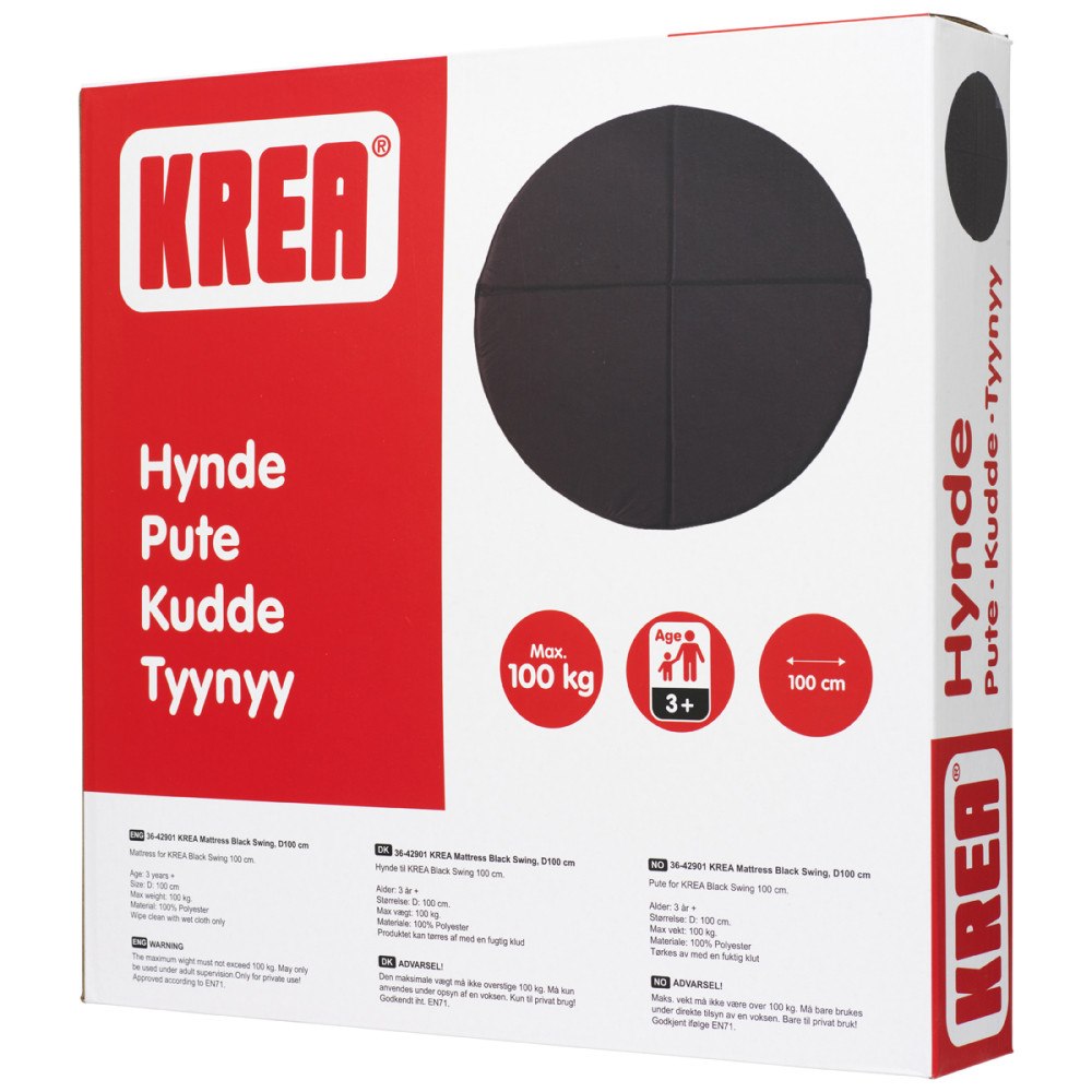 KREA KREA madrass svart gunga, D100 CM