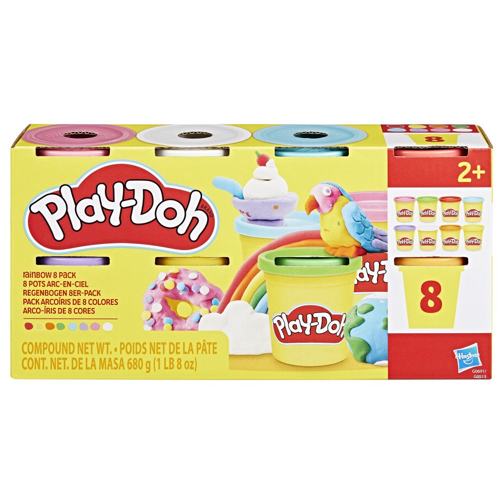 Play-Doh Play-Doh Regnbåge 8-pack 680 g
