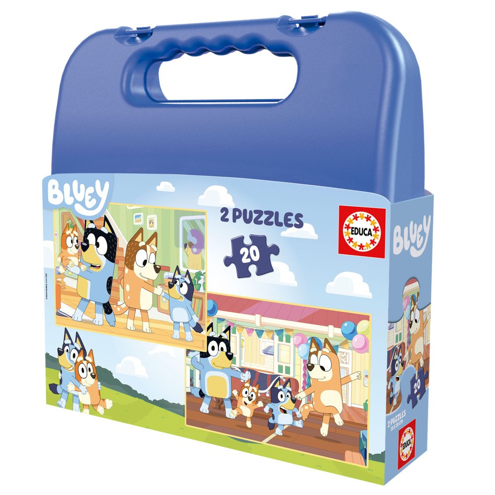 Educa Puzzle Educa 2X20 Bluey Fodral Pussel