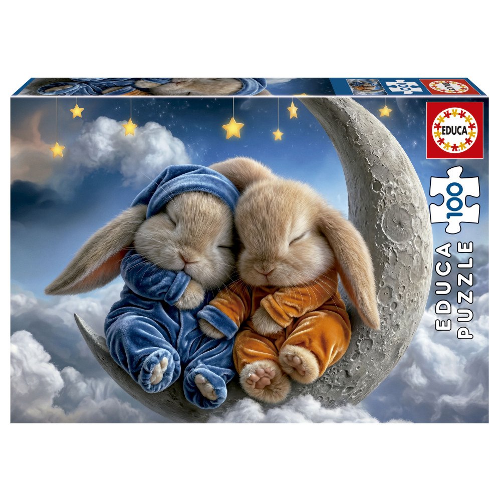 Educa Puzzle Educa 100 Bunny Dreams