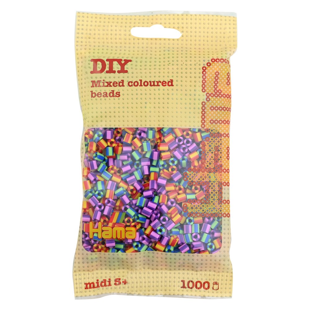 Hama Hama Midi beads 1000 pcs Striped Mix 92