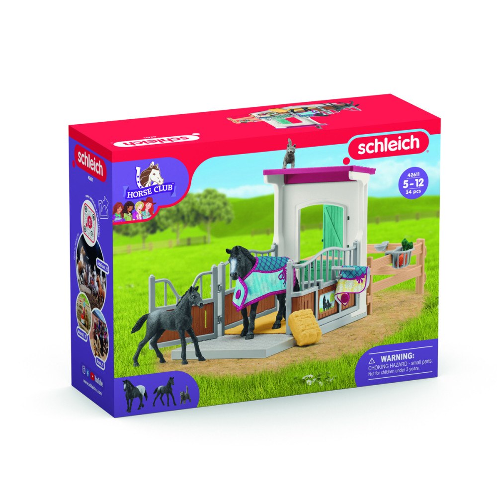 Schleich Hästbox med sto och föl