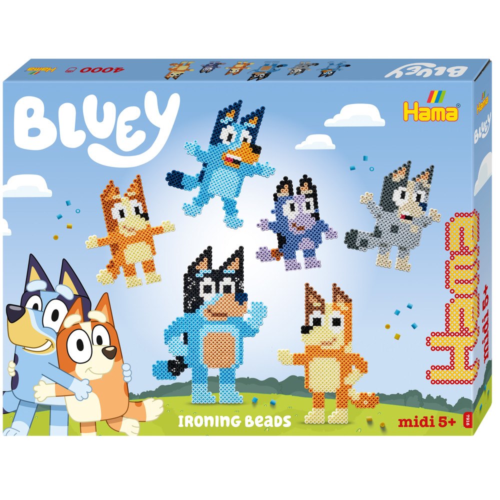 Hama Hama Midi Presentbox Bluey 4000 st