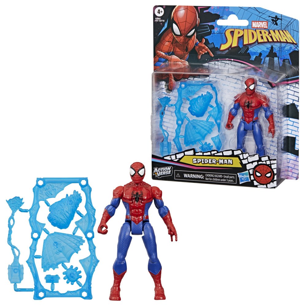 Spider-Man Spider-Man Figur m. Tillbehör 11 cm Spider-Man