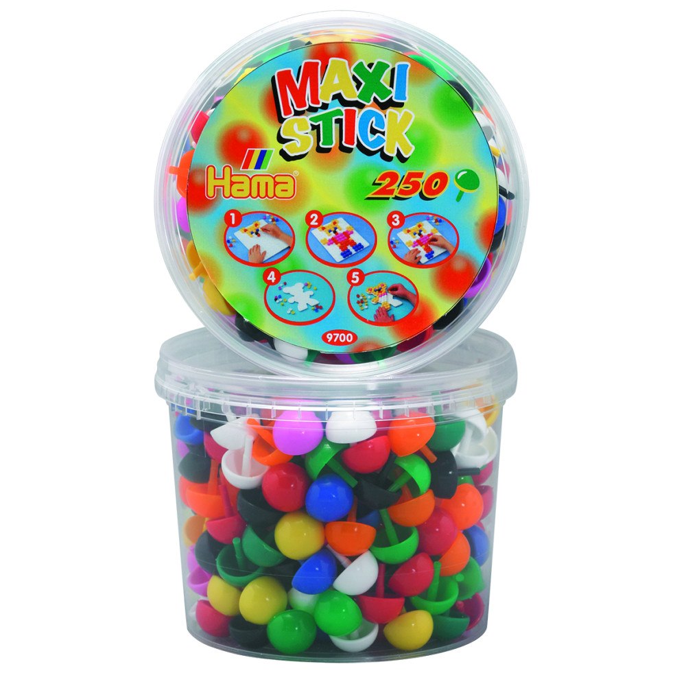 Hama Hama Maxi stiftpärlor i burk 250 stk