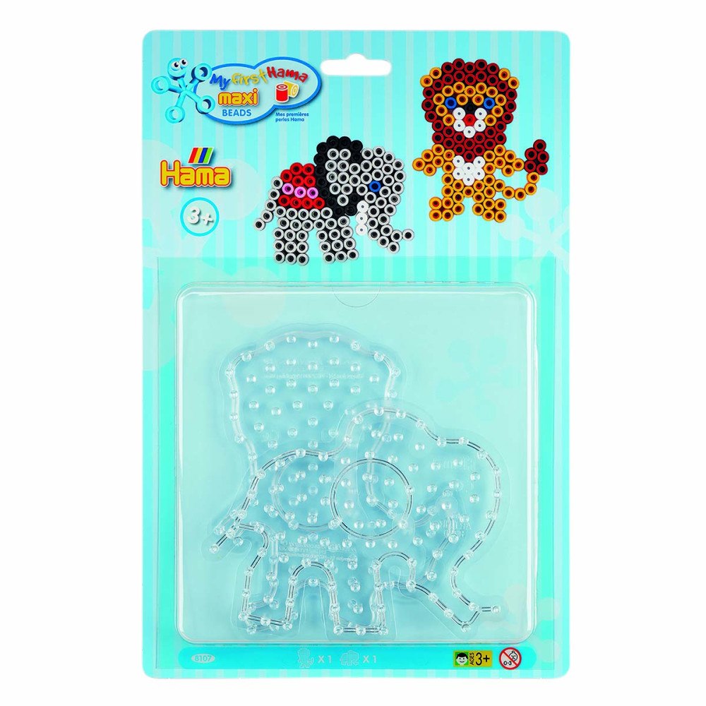 Hama Hama Maxi-pärlplatta lejon/elefant