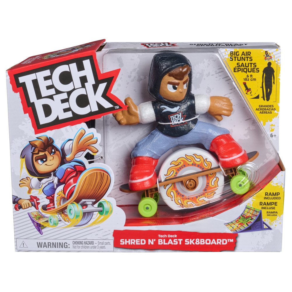 Tech Deck Tech Deck Ted Shred N' Blast Skateboard Flywheel