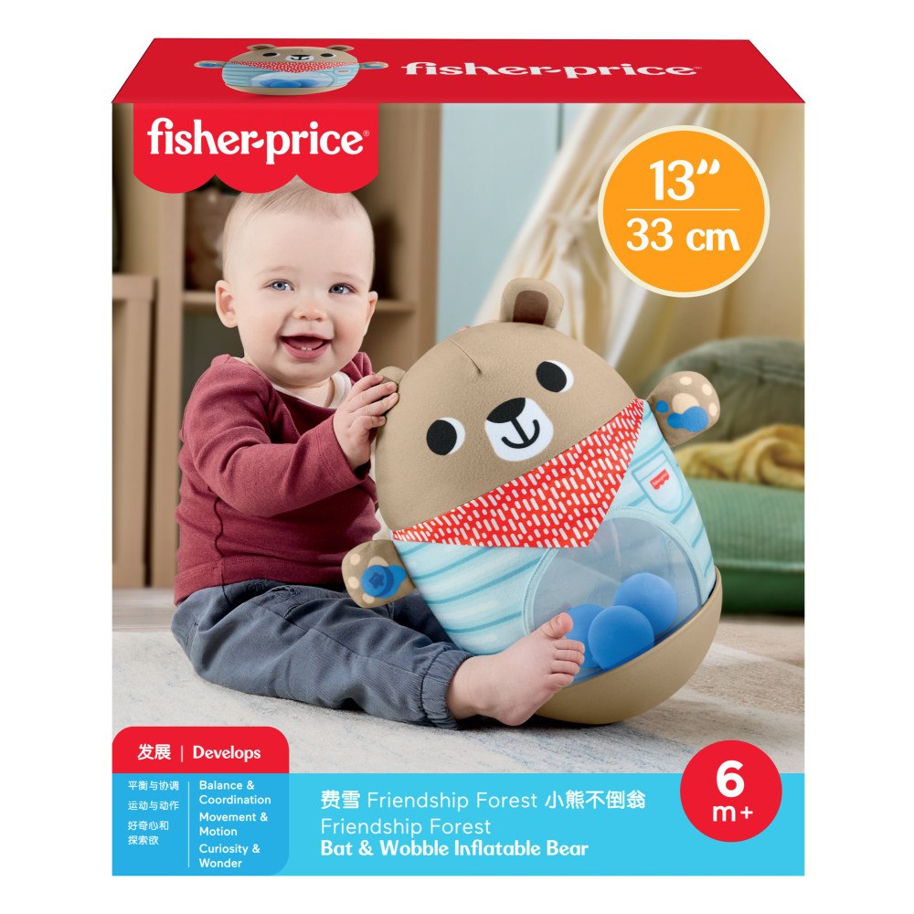 Fisher-Price Fisher-Price Explorers Bat & Wobble Bear