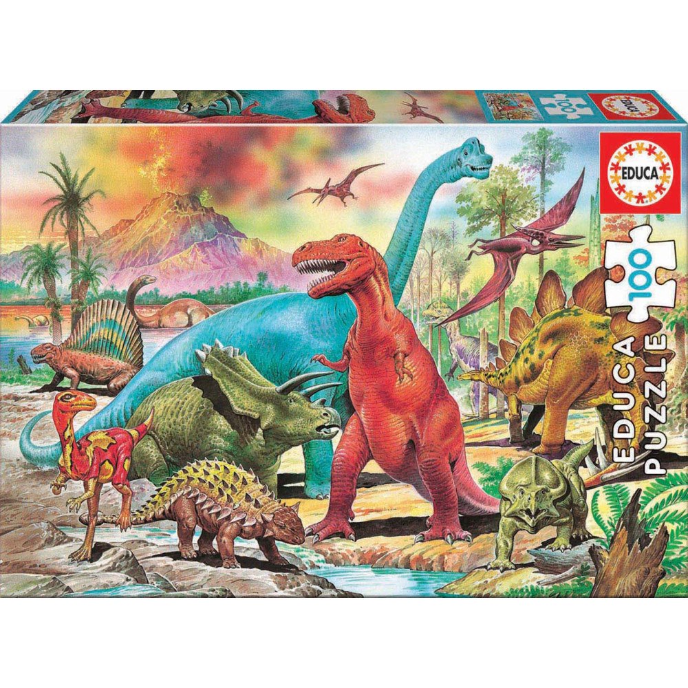 Educa Puzzle Educa Pussel Dinosaurer 100