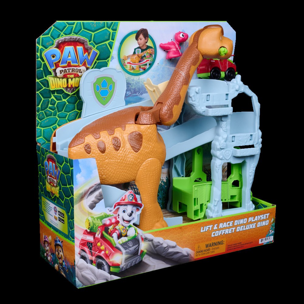 Paw Patrol Paw Patrol: Dinosaurie-filmen Dino Pup Squad Lift & Race