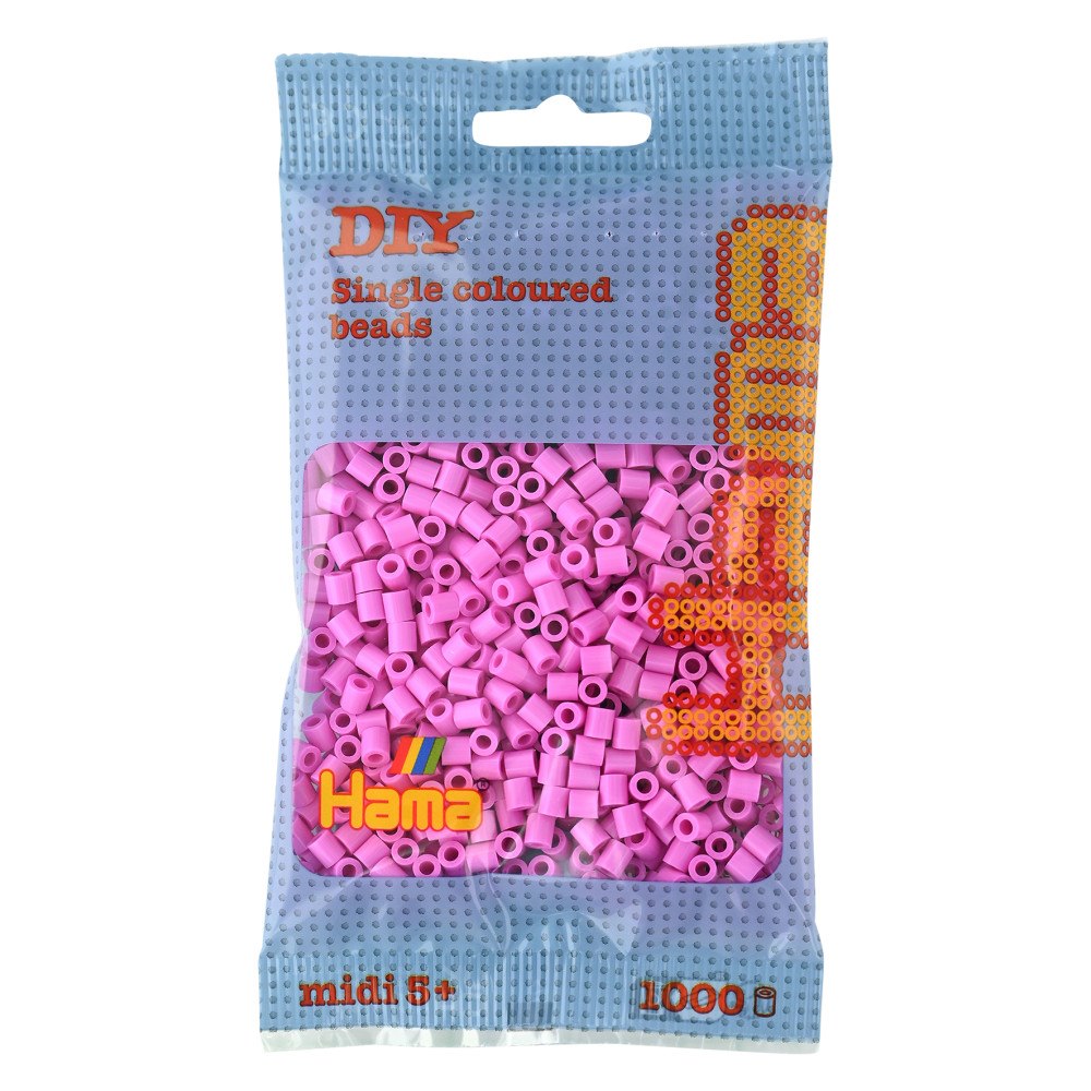 Hama Hama Midi pärlor 1000 stk Pastellrosa