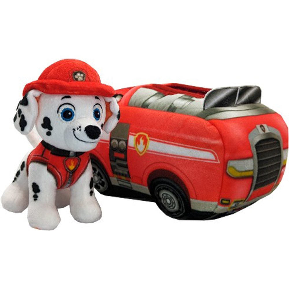 Paw Patrol Paw Patrol 2-i-1 Fordon Gosedjur Marshall 15 cm