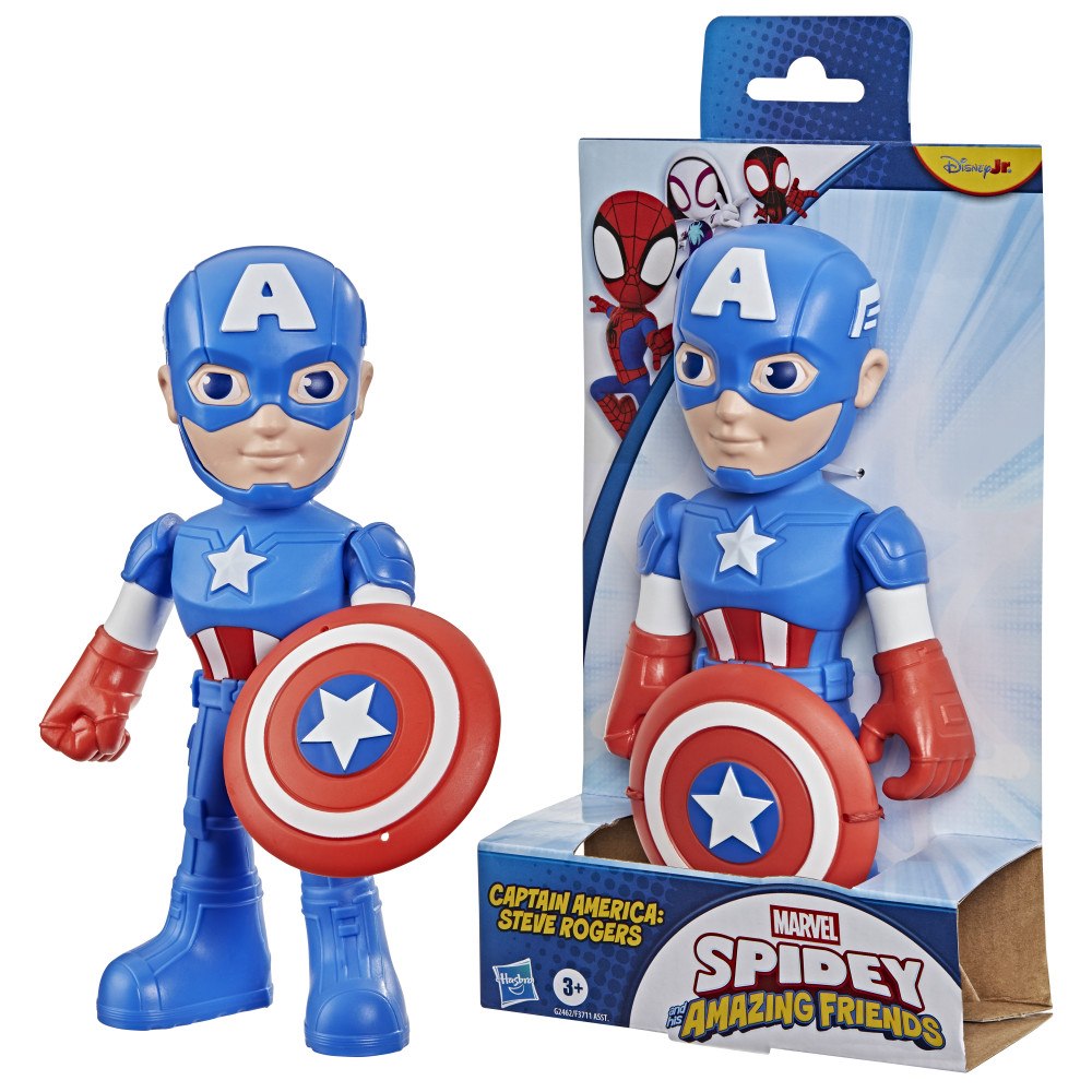 Spidey & Friends Spidey & Friends Figur 22,5 cm Cap. America