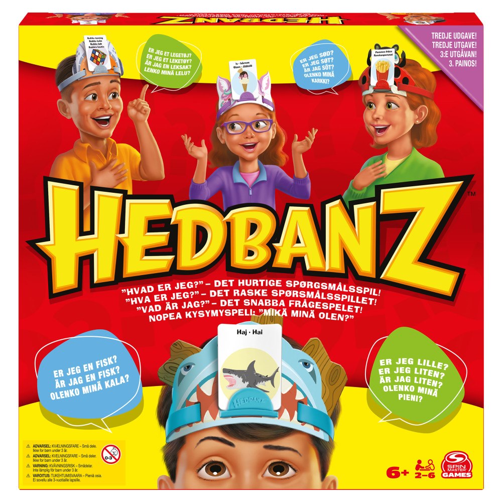 SM Games & Puzzles Hedbanz DK/NO/SE/FI