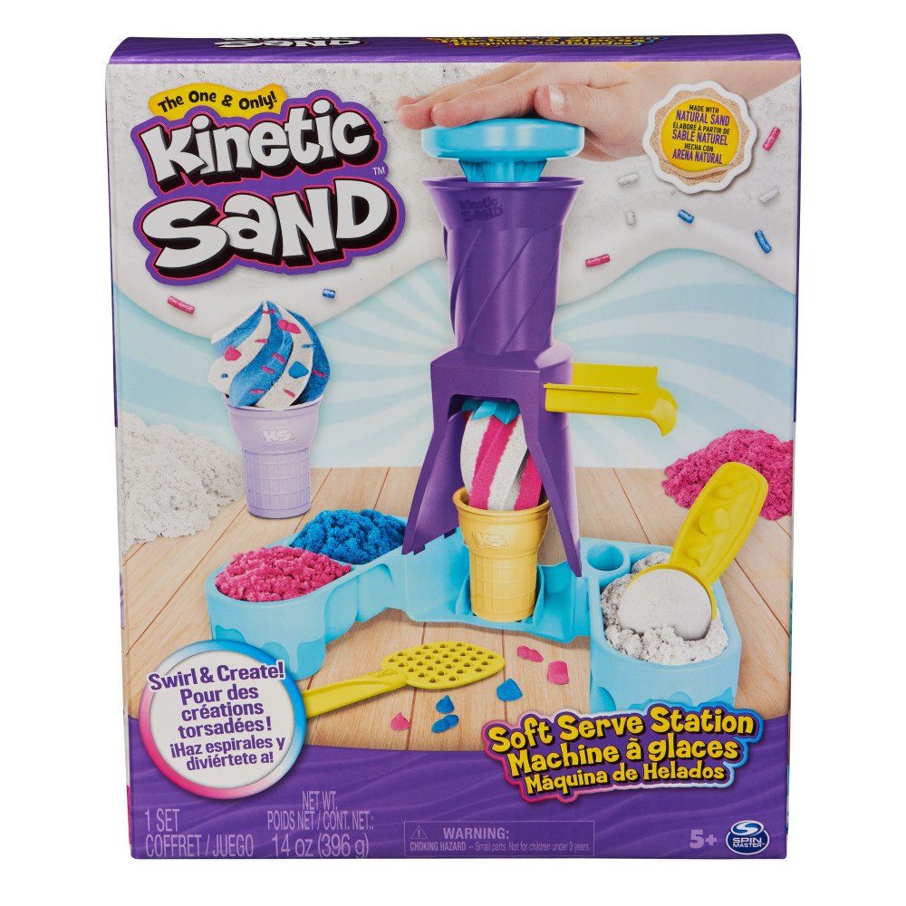 KINETIC SAND Kinetic Sand mjukglass-station