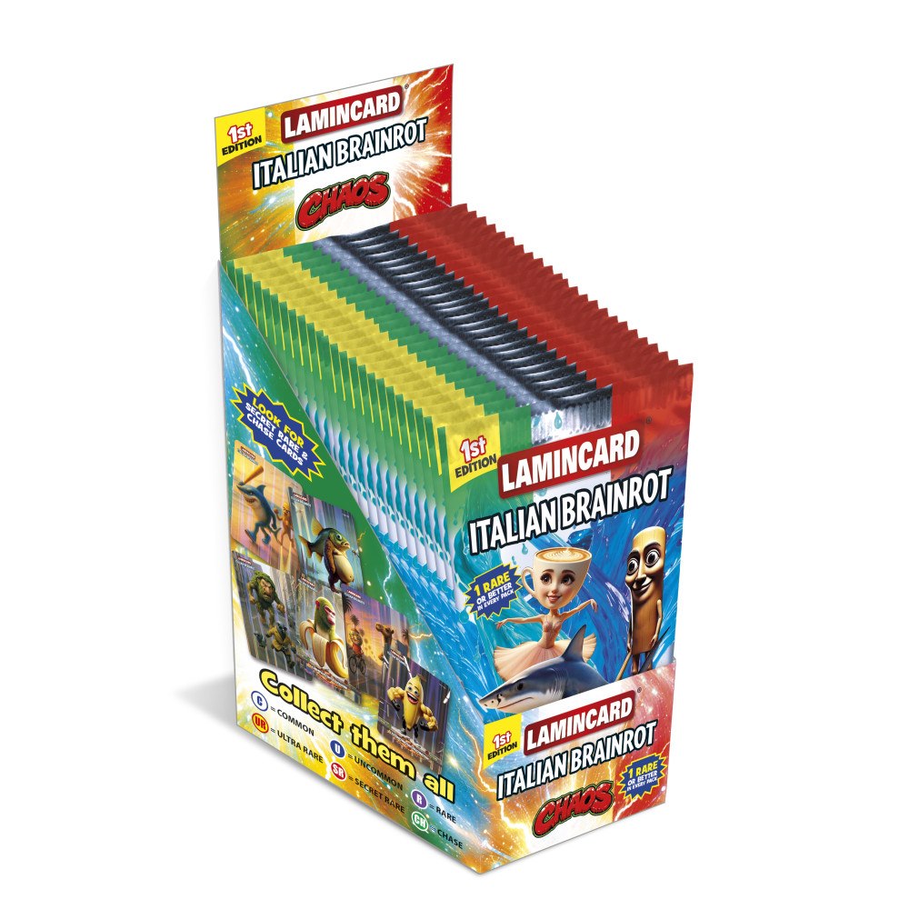 Brainrot Brainrot Samlarkort 5-pack Sort.