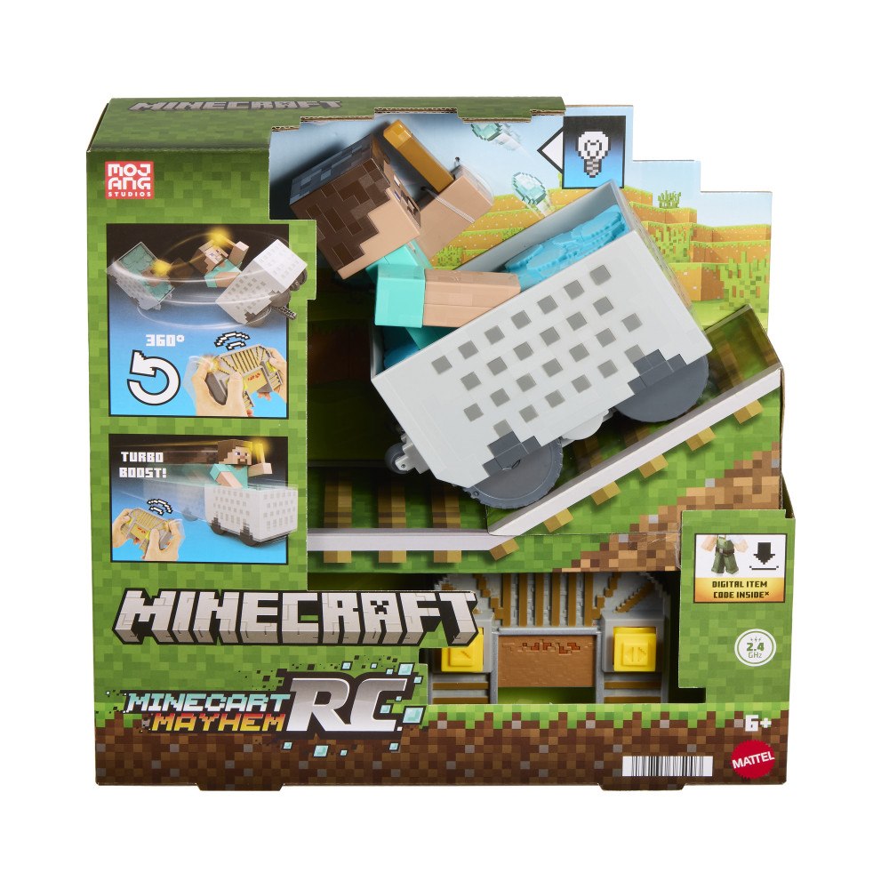 Minecraft Minecraft RC Steve med Minivagn