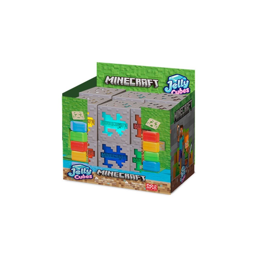 Licensed Collectibles Minecraft Jelly Cubes 6 Cm Asst.