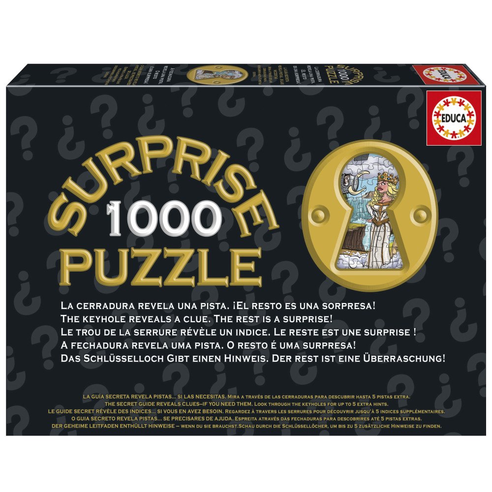 Educa Puzzle Educa 1000 Knights Round The Table Surprise