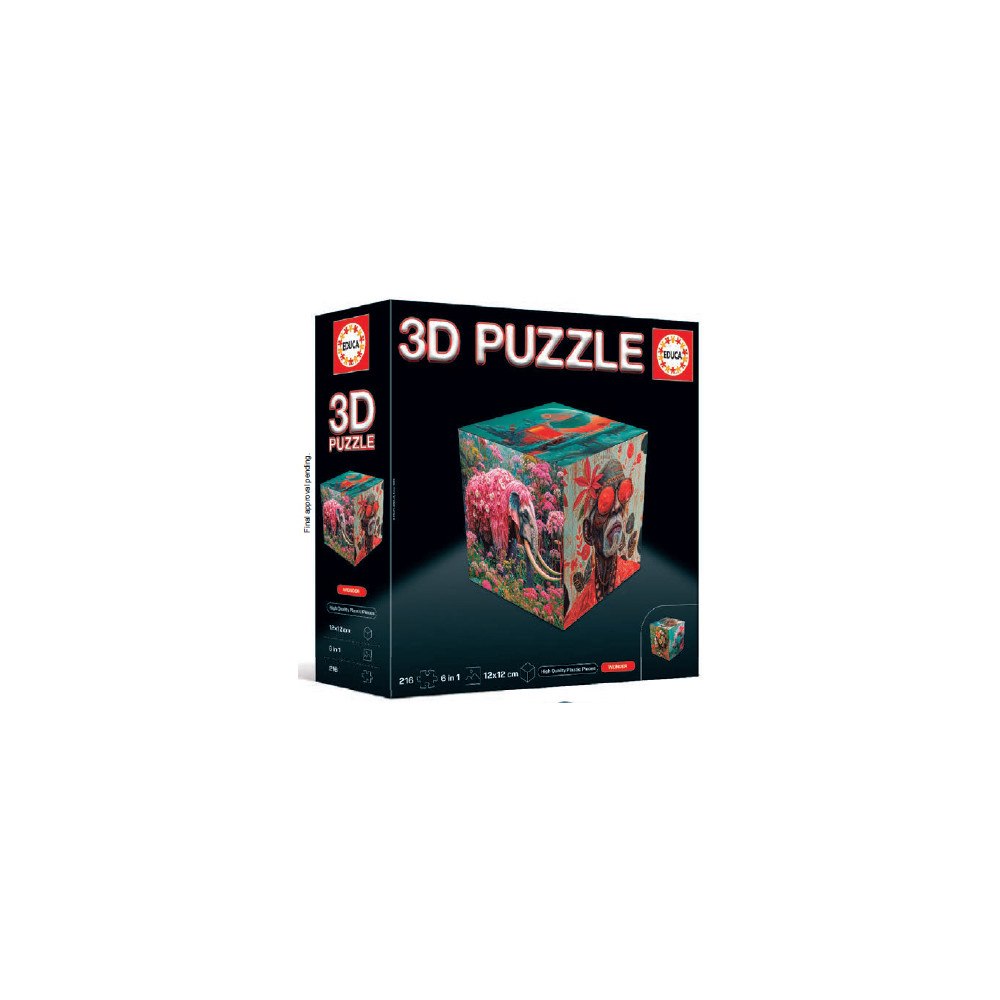Educa Puzzle Educa 3D-pussel Kub under