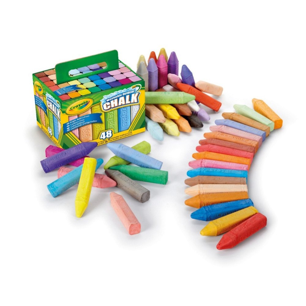 CRAYOLA Crayola Tvättbar Gatu­krita 48 st