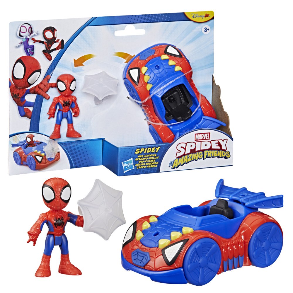 Spidey & Friends Spidey & Friends Fordon & Figur 7,6 cm Spidey