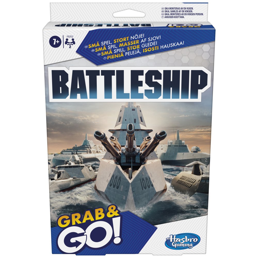 Hasbro Games Battleship Grab & Go DK/NO/SE/FI