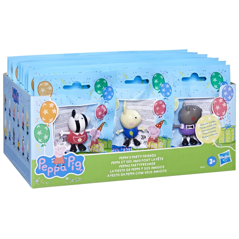 PEPPA PIG Peppa Pig Partyvänner Sort.