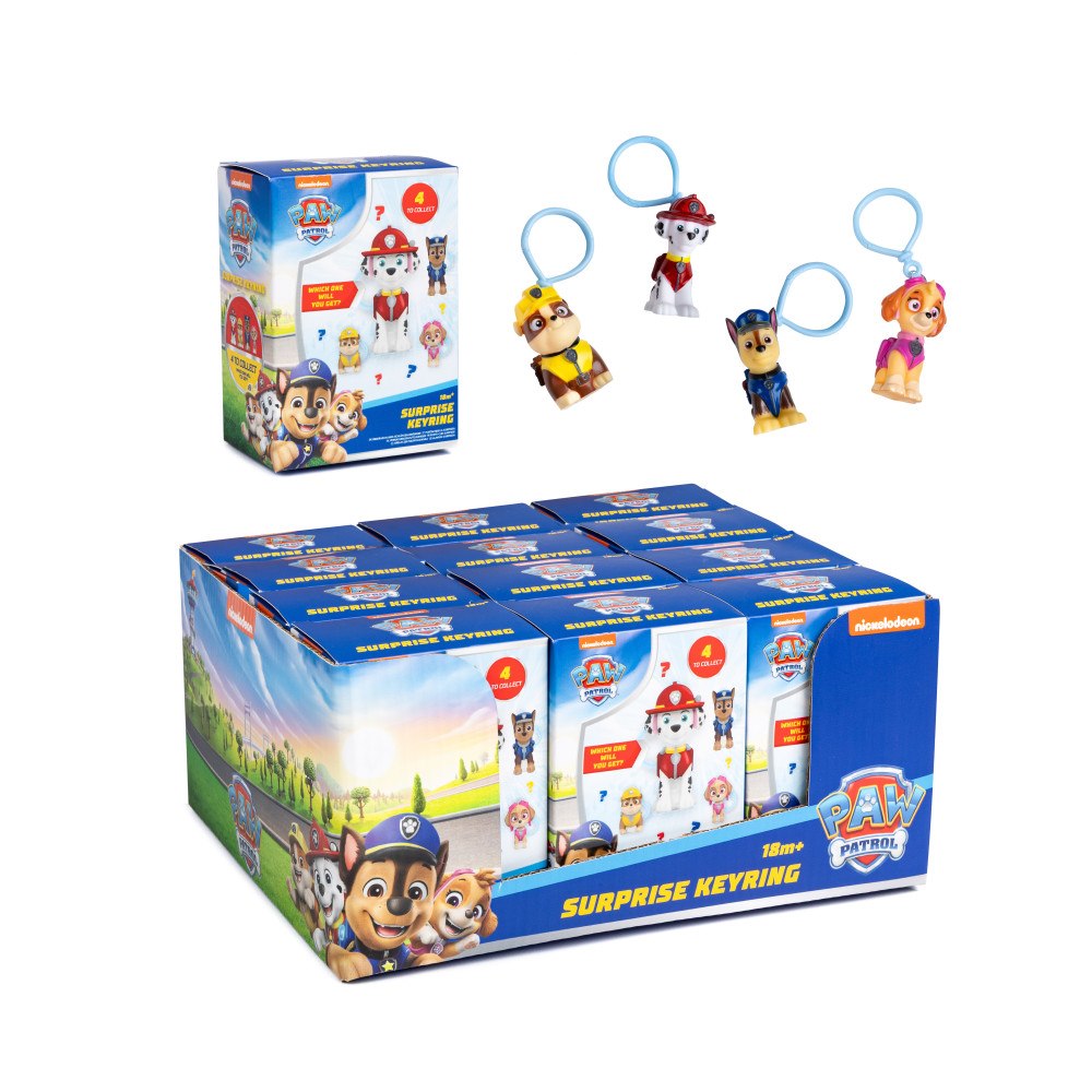 Paw Patrol Paw Patrol Squishee Nyckelring Sort.
