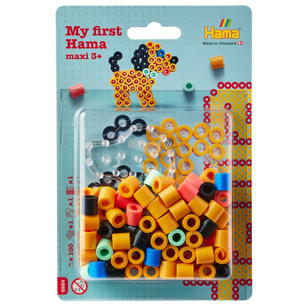 Hama Hama Maxi Liten Blister Pack 100 st Hund