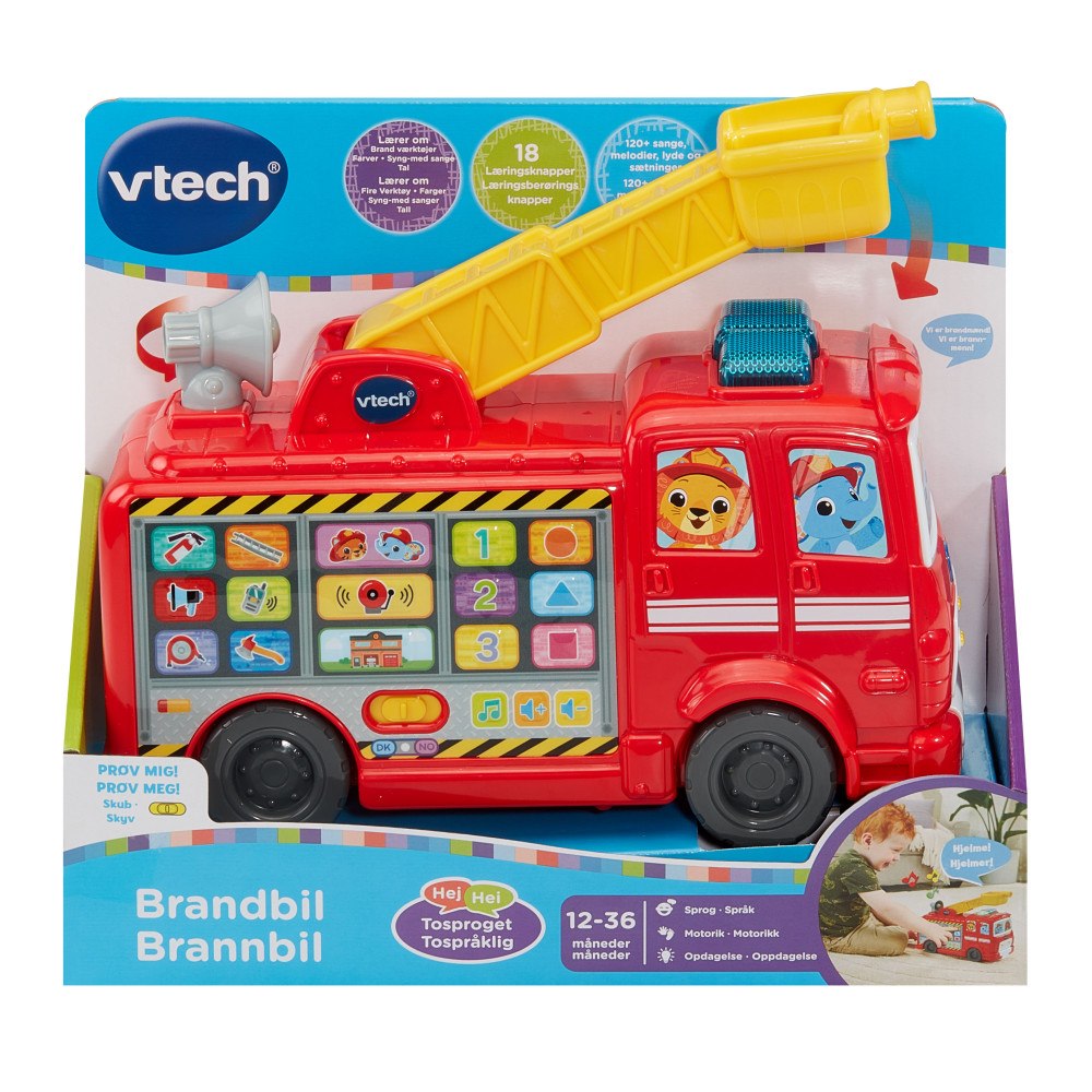 VTech Vtech Räddningsvänners Brandbil DK/NO