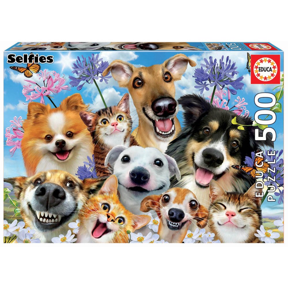 Educa Puzzle Educa Pussel Skönt i Solen Selfie 500