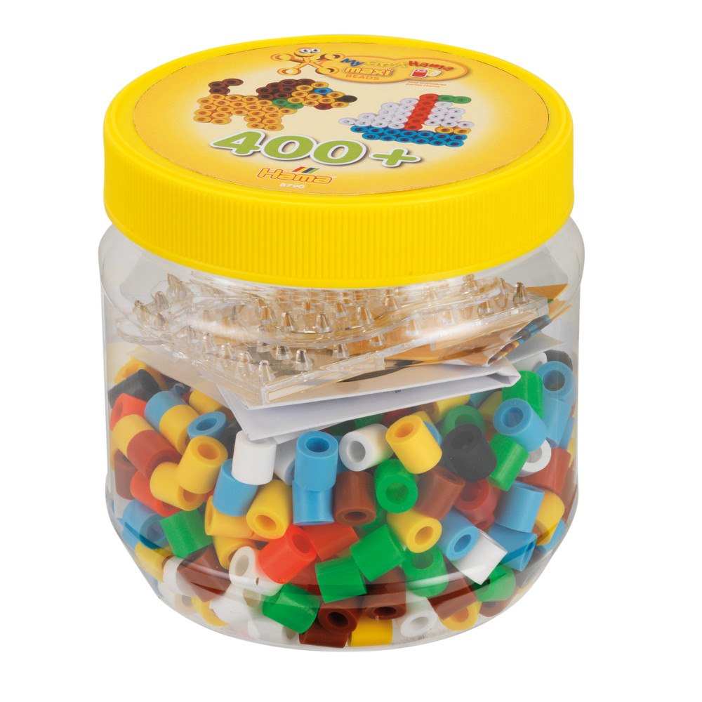 Hama Hama Maxi pärlor Burk 400 stk gult lock