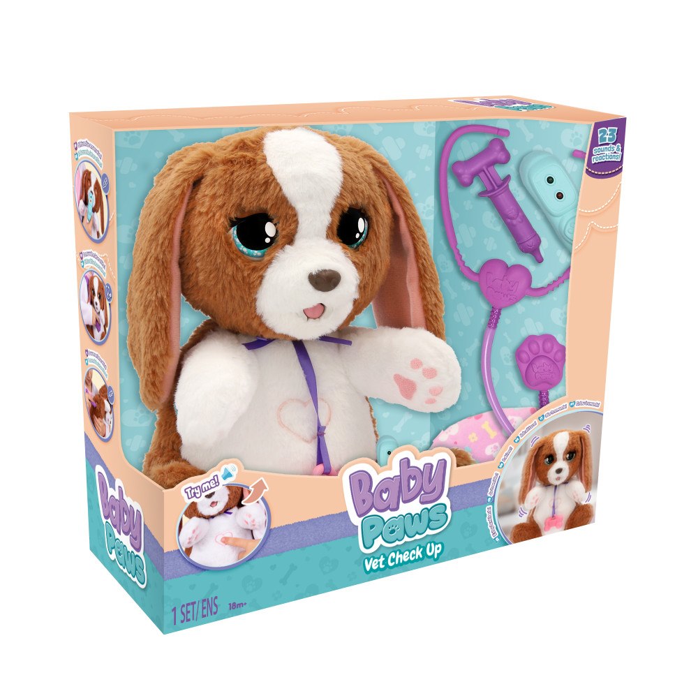 Baby Paws Baby Paws Veterinärset & interaktiv valp