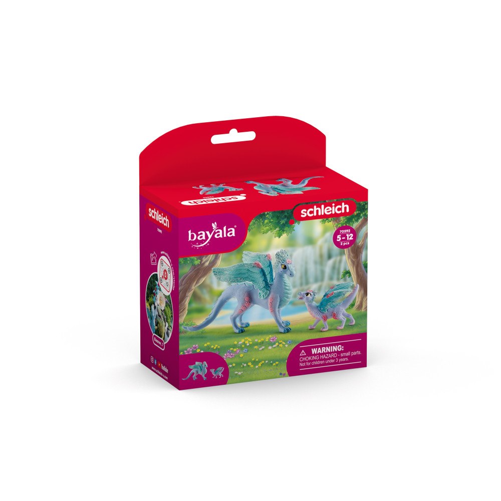 Schleich schleich® Blomsterdrake, mamma och unge