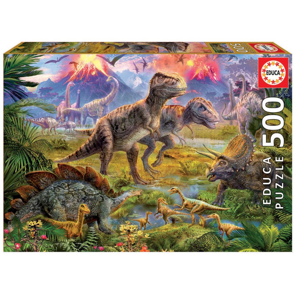 Educa Puzzle Educa pussel Dinosaurie 500 bitar