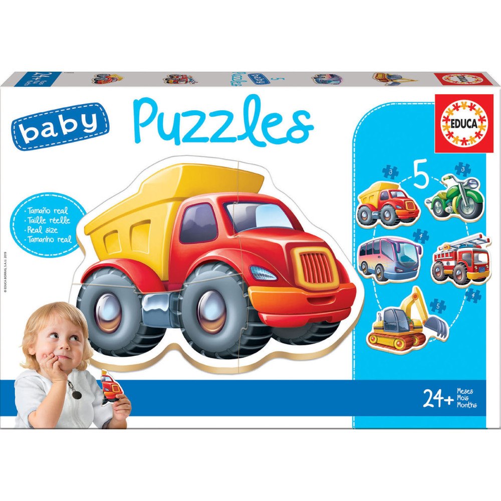 Educa Puzzle Educa pussel Baby puzzles 5 stk pussel 24 månader