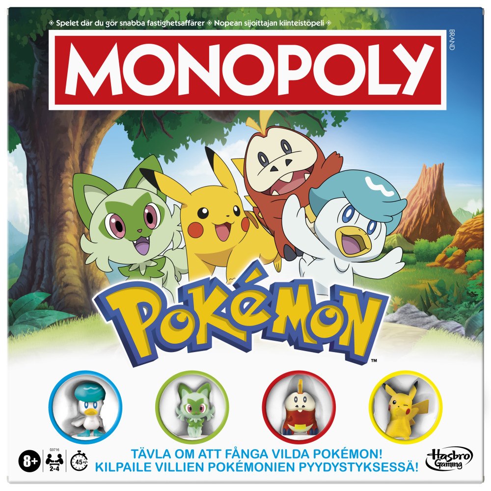 Hasbro Games Monopol Pokémon SE/FI