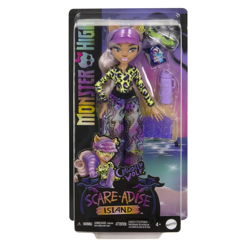Monster High Monster High Scare-adise Island Clawdeen-docka